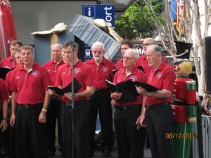 Carolling in the Mall